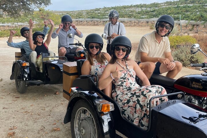 Visite du vignoble San Luis Obispo Sidecar Wine Adventure
