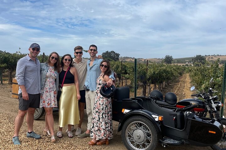 Visite du vignoble San Luis Obispo Sidecar Wine Adventure