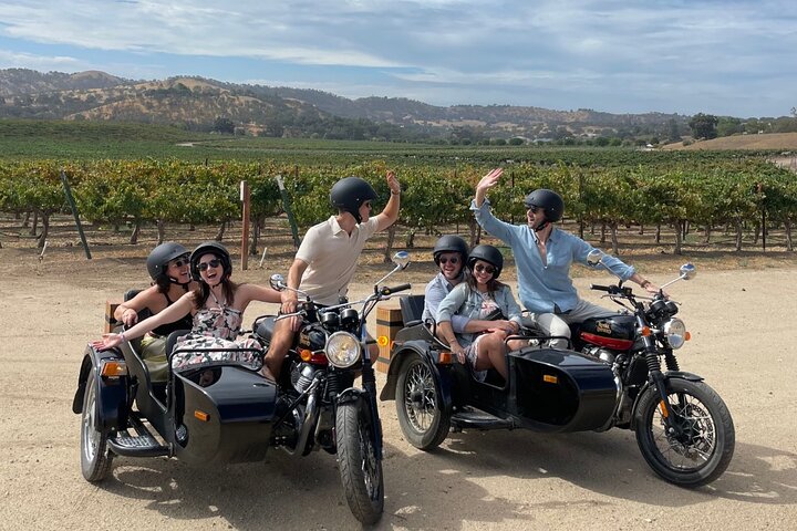 Visite du vignoble San Luis Obispo Sidecar Wine Adventure
