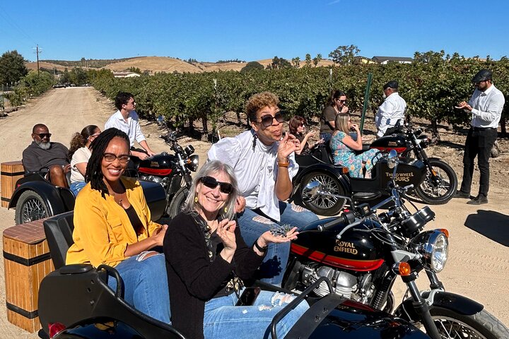 Visite du vignoble San Luis Obispo Sidecar Wine Adventure