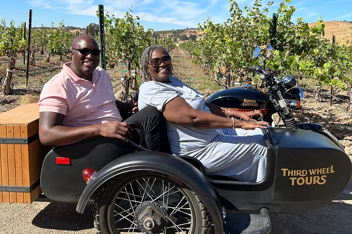 Visite du vignoble San Luis Obispo Sidecar Wine Adventure