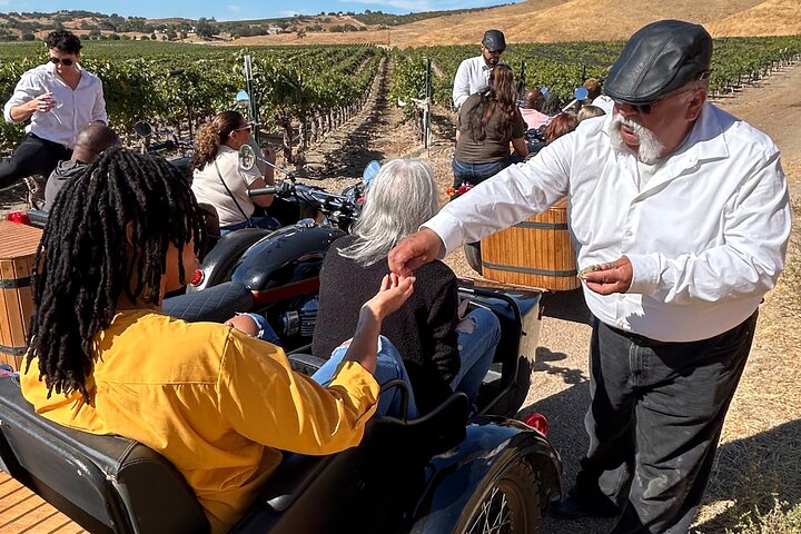 Visite du vignoble San Luis Obispo Sidecar Wine Adventure
