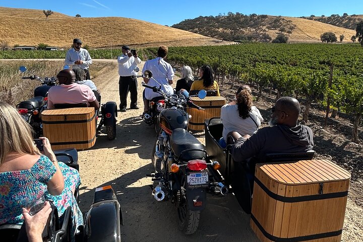Visite du vignoble San Luis Obispo Sidecar Wine Adventure