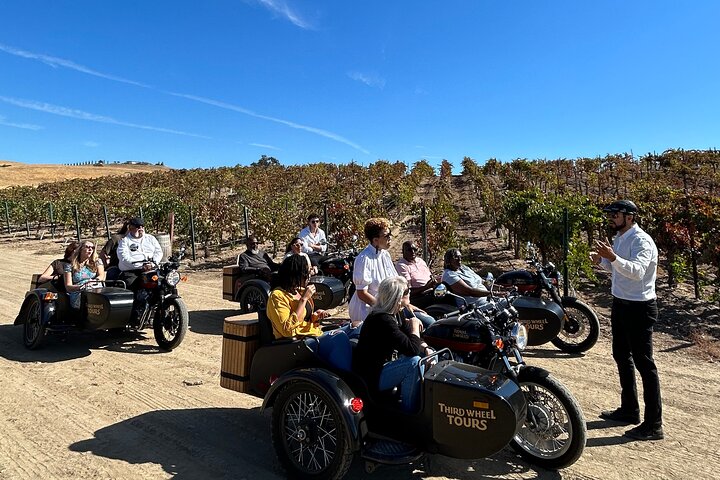 Visite du vignoble San Luis Obispo Sidecar Wine Adventure