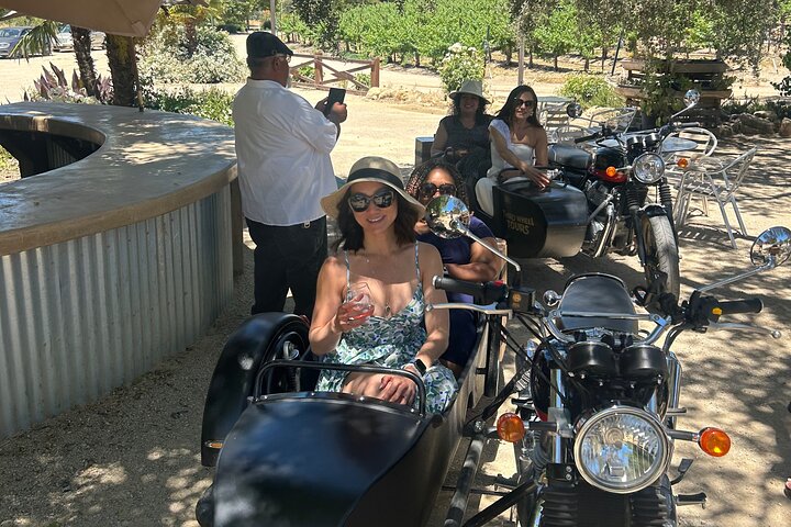 Visite du vignoble San Luis Obispo Sidecar Wine Adventure