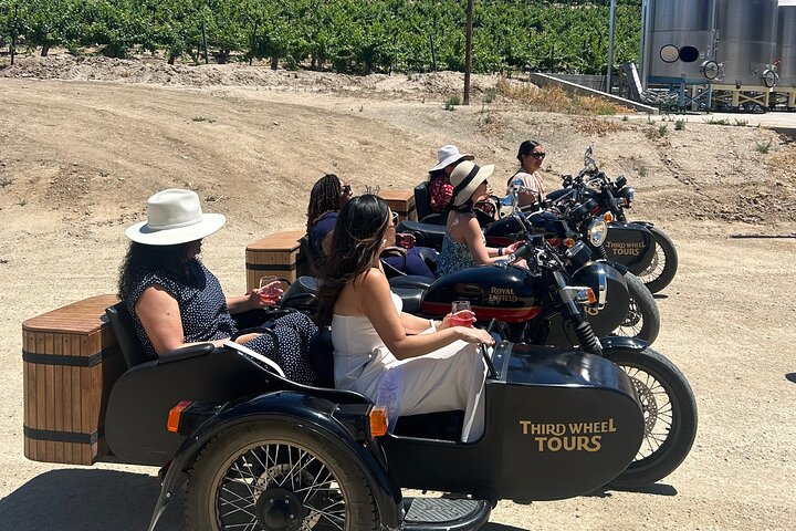 Visite du vignoble San Luis Obispo Sidecar Wine Adventure