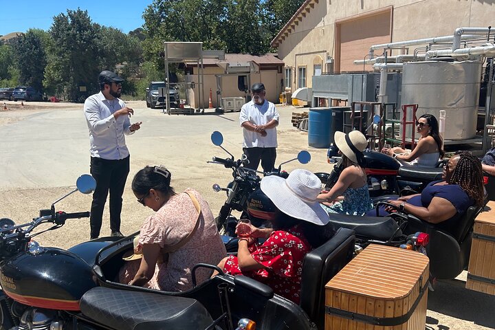 Visite du vignoble San Luis Obispo Sidecar Wine Adventure
