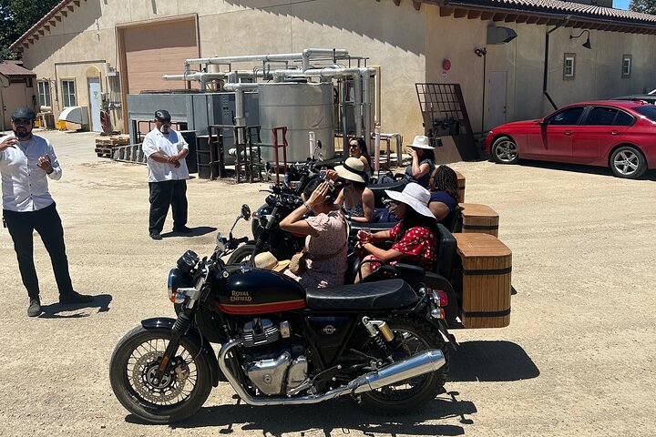 Visite du vignoble San Luis Obispo Sidecar Wine Adventure
