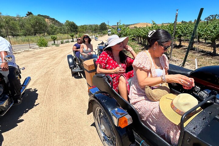 Visite du vignoble San Luis Obispo Sidecar Wine Adventure