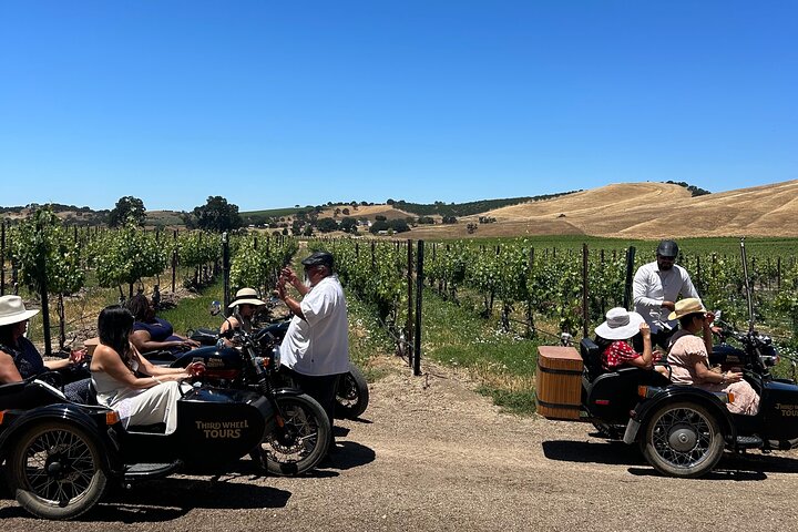 Visite du vignoble San Luis Obispo Sidecar Wine Adventure
