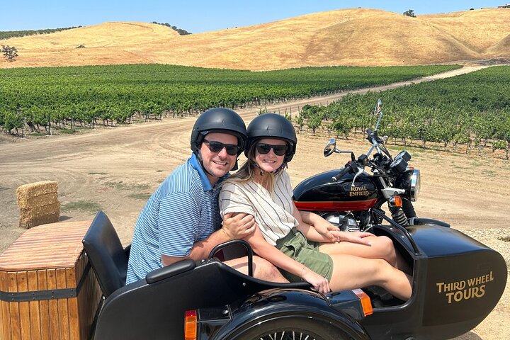 Visite du vignoble San Luis Obispo Sidecar Wine Adventure
