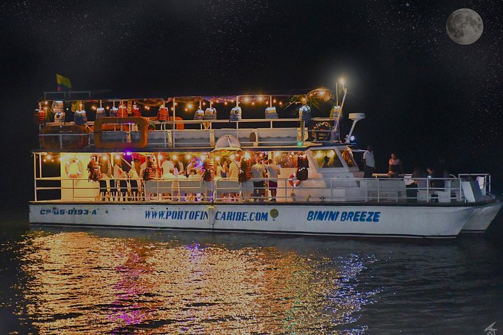 White Party Tour i San Andrés med buffémiddag och öppen bar