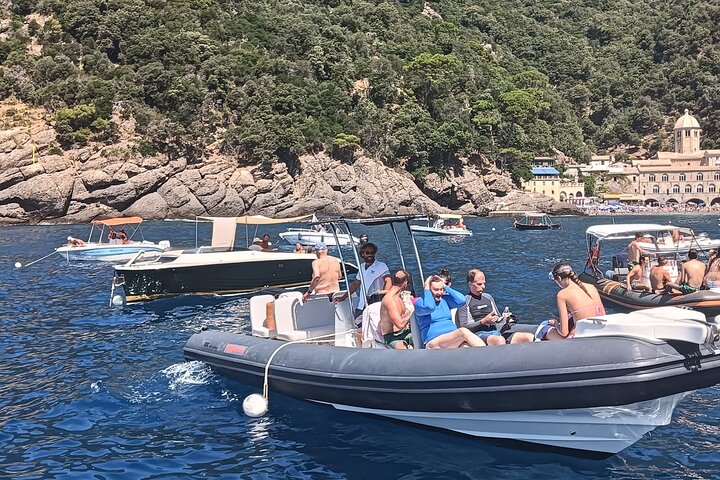 Passeio de barco a Portofino e San Fruttuoso para pequenos grupos