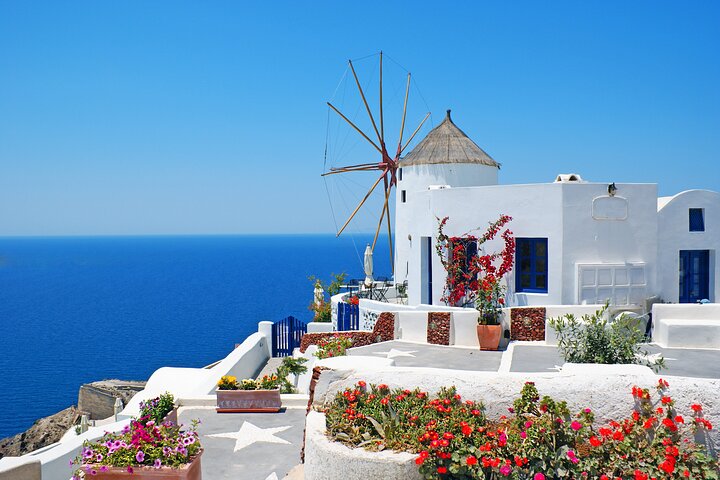 Santorini voor cruiseschepen: Vermijd kabelbaan lijnen en drukte!