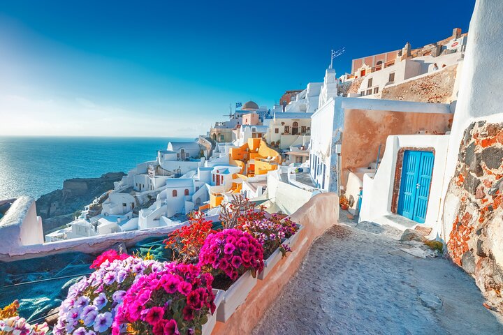 Santorini voor cruiseschepen: Vermijd kabelbaan lijnen en drukte!