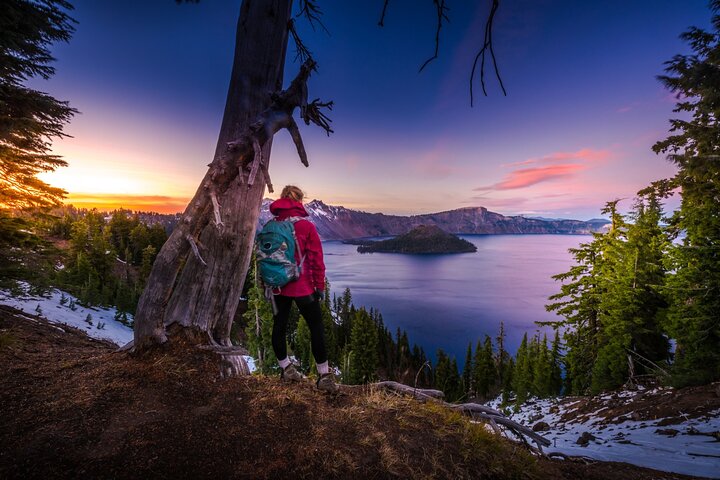 Tour de audio de conducción autoguiada en Crater Lake