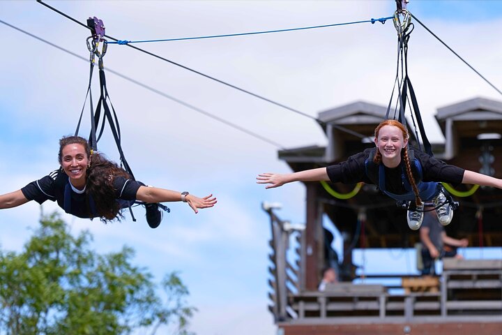 720m zipline-äventyr vid Bluewater – 50 mph-upplevelse i Kent
