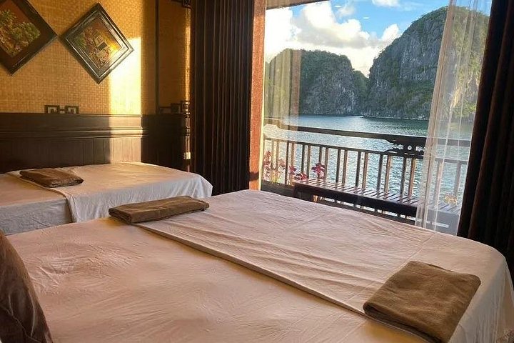 Lan Ha Bay 3 dagar 2 nätter Cykling, kajakpaddling, kryssning och bungalow