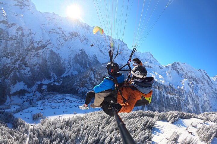 Mürren-Lauterbrunnen : vols panoramiques en parapente tandem