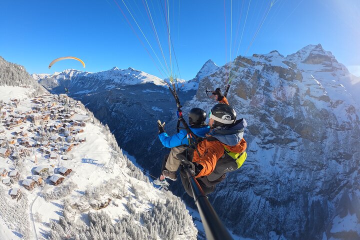 Mürren-Lauterbrunnen : vols panoramiques en parapente tandem