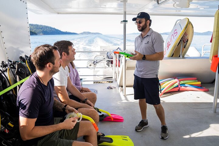 Snorkeling di un'intera giornata sulla Grande Barriera Corallina da Hamilton Island
