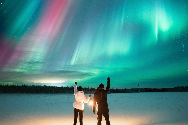 Rovaniemi : Northern Lights Hunt + Foto's & 100% garantie restitutie