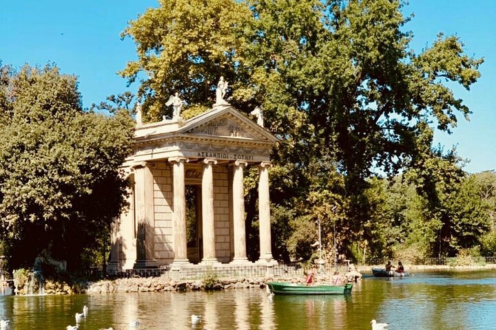 Tur til Villa Borghese, afhentning på hotellet, personlig tid