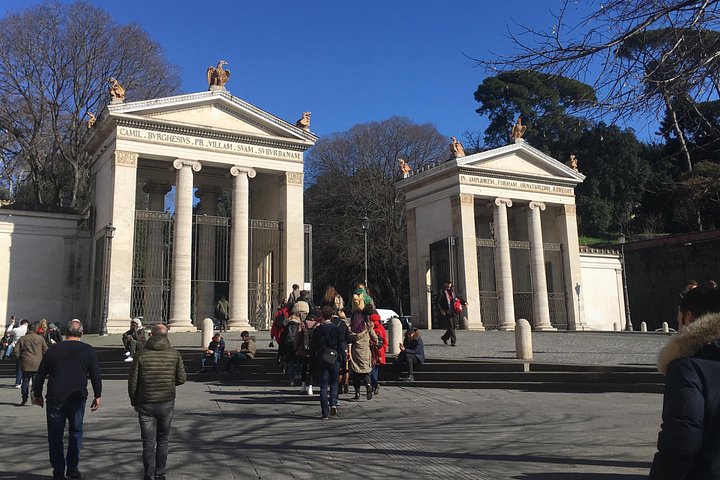 Tur til Villa Borghese, afhentning på hotellet, personlig tid