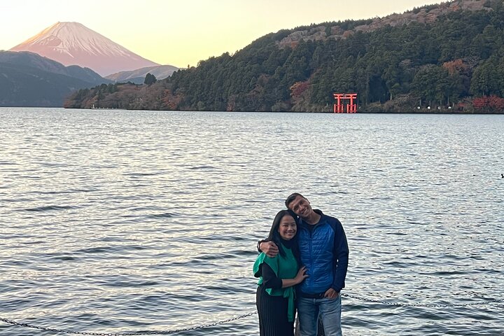 Excursão privada de meio dia de carro em Hakone com remessa do hotel - Guia local