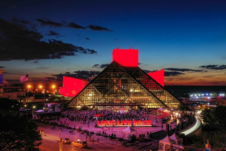 Toegang tot de Rock and Roll Hall of Fame in Cleveland