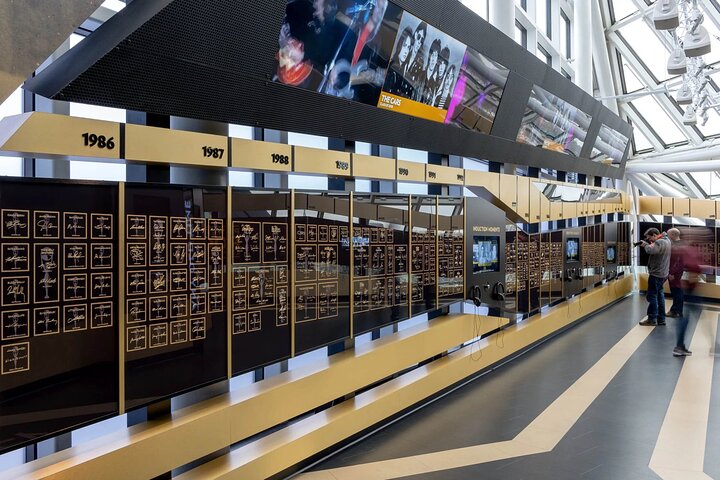Toegang tot de Rock and Roll Hall of Fame in Cleveland