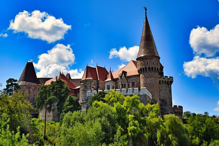 Corvin Castle og Sibiu Fortified City fra Cluj