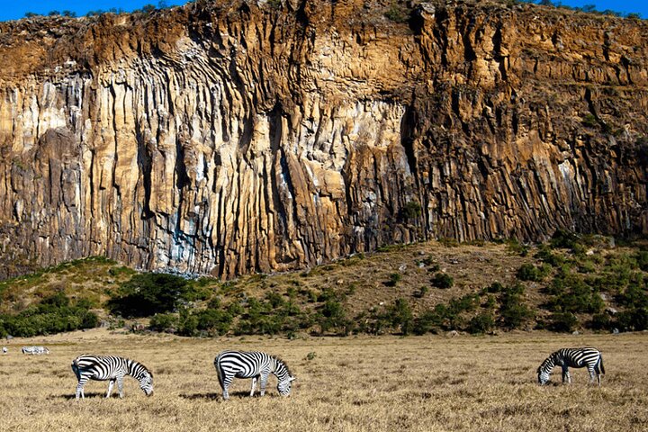 Excursión de un día al parque nacional Hells Gate y paseo en barco por el lago Naivasha