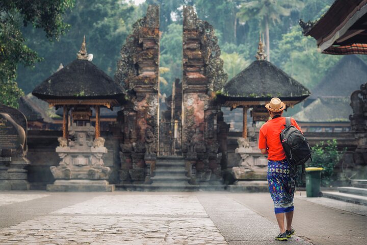 Ubud : All-inclusive privétour met waterval, tempel en rijstterras
