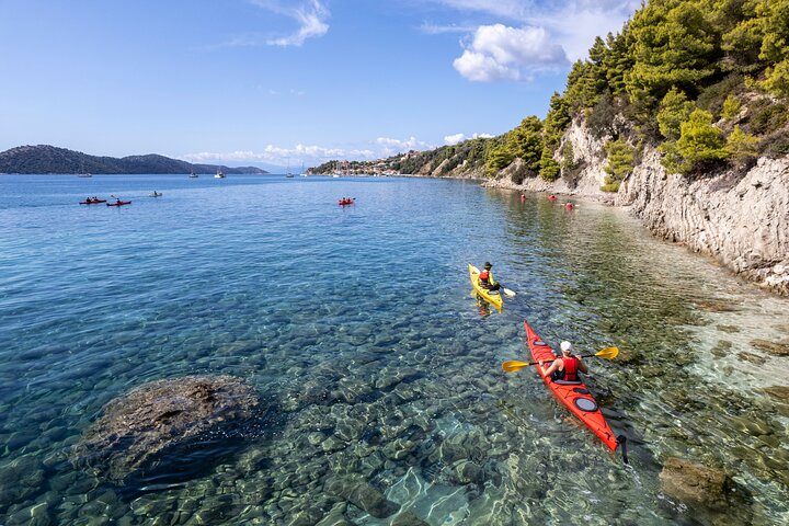 Tour en kayak de Lefkada, Skorpios et Madouri - Balade entre îles avec déjeuner