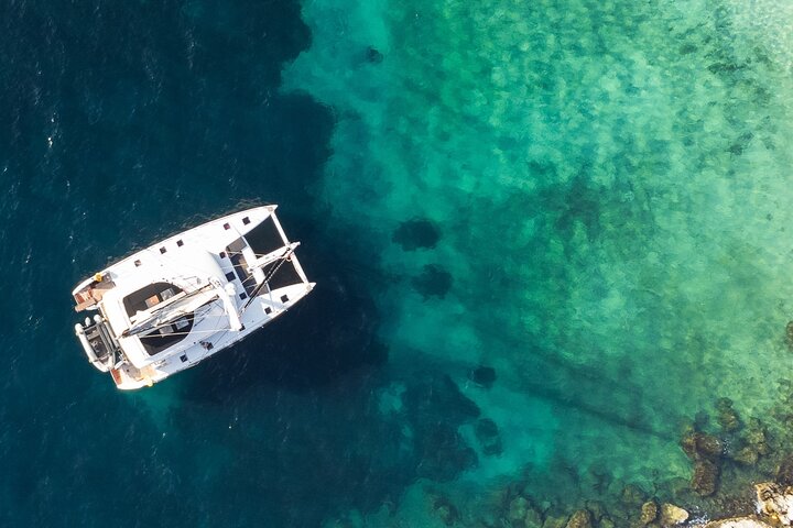 Mykonos Delos Rhenia Tägliche Kreuzfahrt mit Grill, Getränken und Transfer