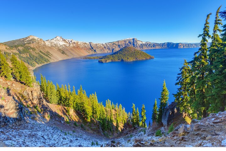 Tour de audio de conducción autoguiada en Crater Lake