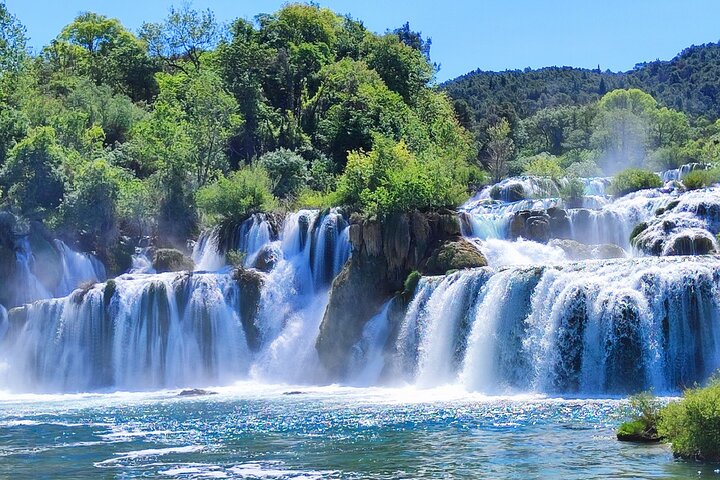 Krka-fossene halv dag, privat tur fra Sibenik