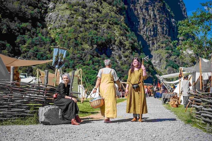 Visite guidée de Viking Village, croisière Nærøyfjorden & Flåm Railway