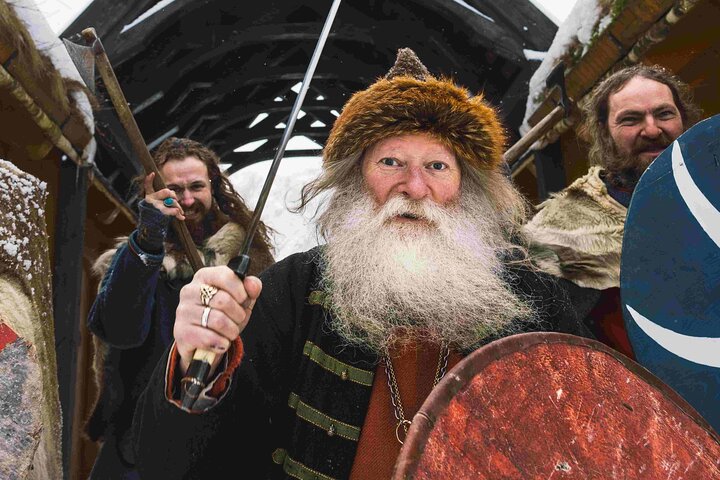 Visite guidée de Viking Village, croisière Nærøyfjorden & Flåm Railway
