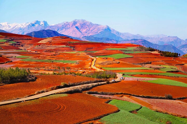 Tour privado de esplendor otoñal de la tierra roja de Dongchuan