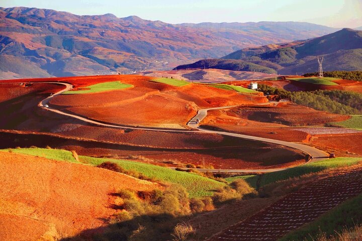 Tour privado de esplendor otoñal de la tierra roja de Dongchuan