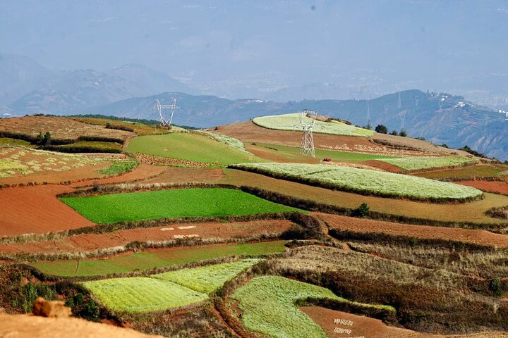 Tour privado de esplendor otoñal de la tierra roja de Dongchuan