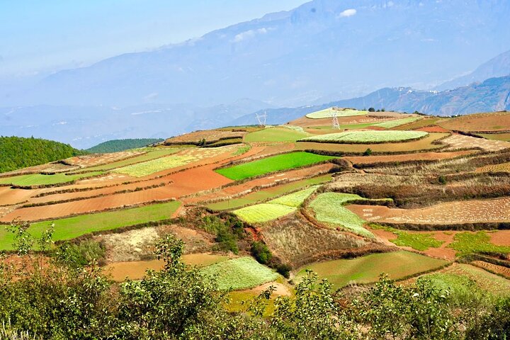 Tour privado de esplendor otoñal de la tierra roja de Dongchuan