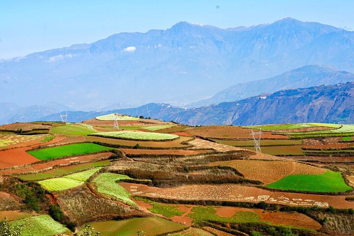 Tour privado de esplendor otoñal de la tierra roja de Dongchuan