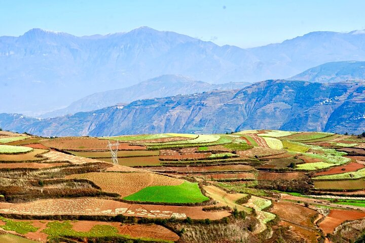 Tour privado de esplendor otoñal de la tierra roja de Dongchuan