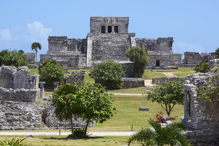 Visite des hauts lieux de Tulum, Cenote & Jungle Village pick-up inclus
