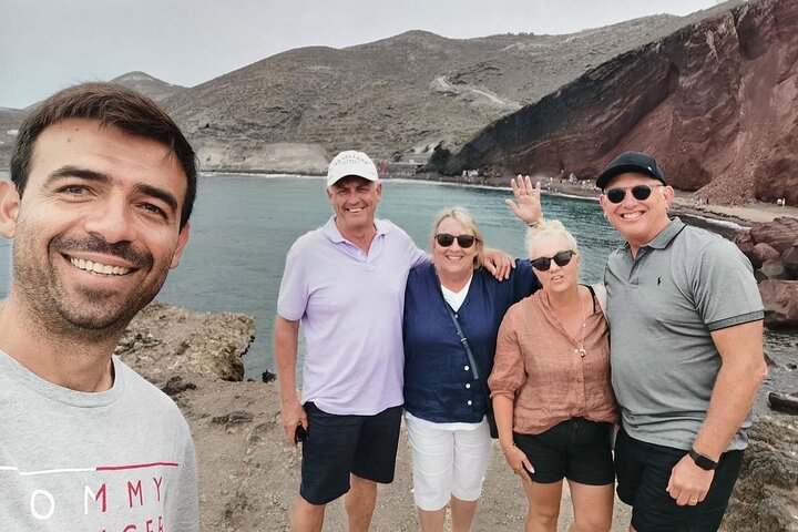 Santorini : Alquiler de Coche Privado y Conductor con Itinerario Flexible