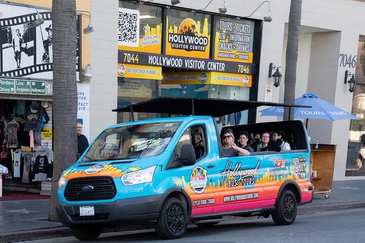 Rondleiding door Hollywood, Beverly Hills & Celebrity Homes met de Openluchtbus