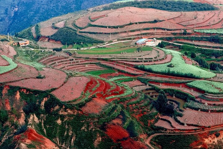 Tour privado de esplendor otoñal de la tierra roja de Dongchuan